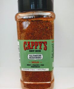 Cappy's mild all-purpose dry rub seasoning.