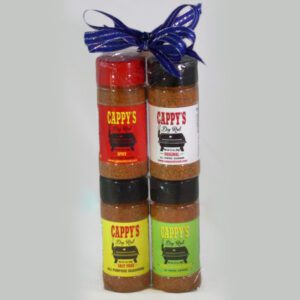 Spice jar set with ribbon